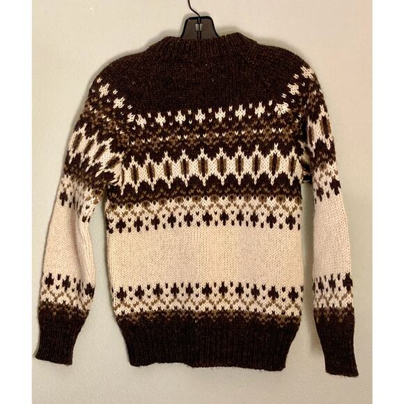 Runox Scandanavian Wool Sweater Denmark Nordic Scandi Handmade Sz S ~ So Hygge! - Picture 4 of 5